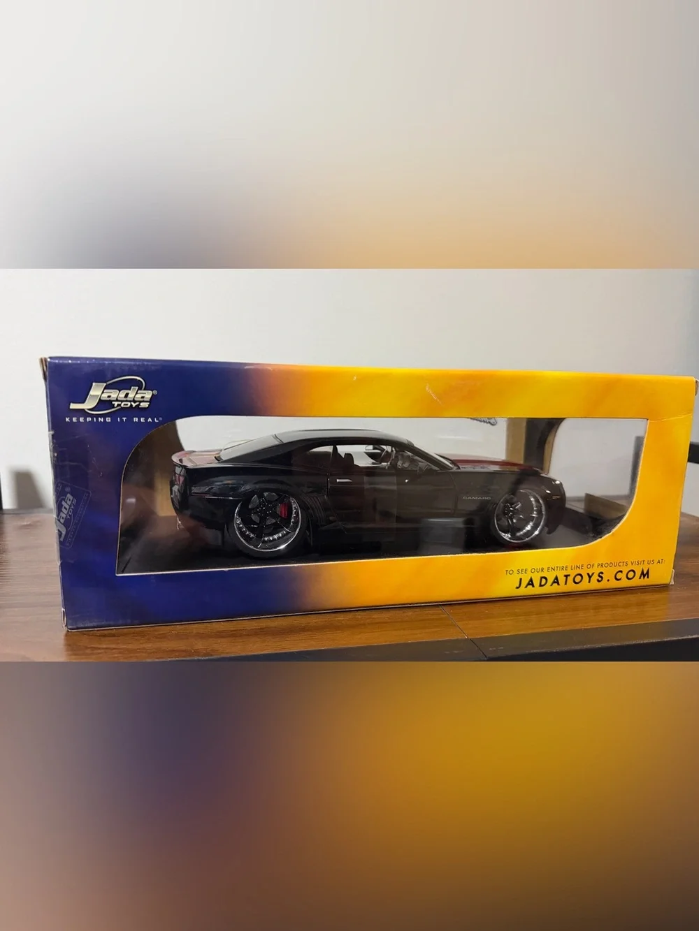 Jada Toys Bigtime Muscle 2006 Chevy Camaro Concept 1:18 Diecast Car Black